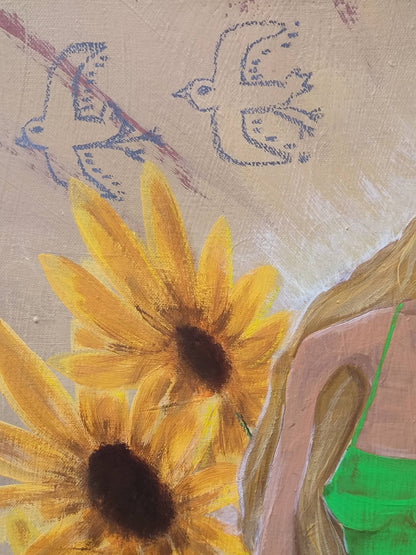 Her with the sunflowers